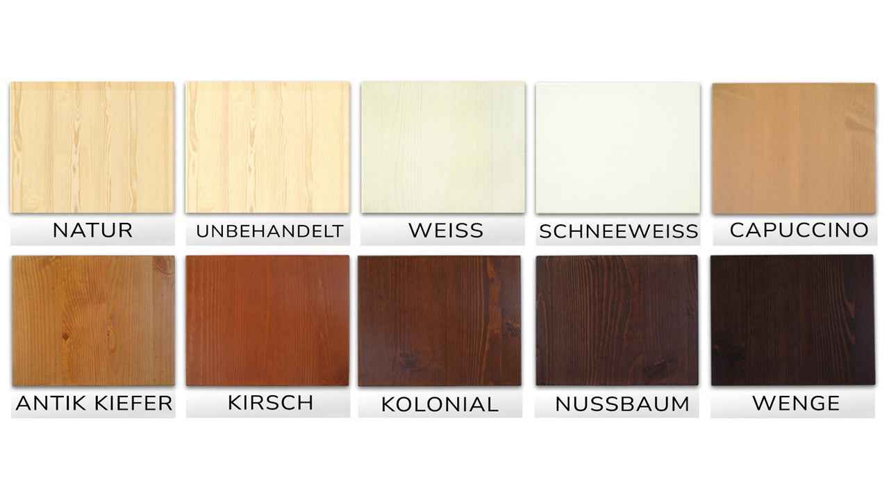 Leo Bettkasten aus massivem Kiefer für mitwachsendes Babybett 105-150-190cm | Bio-Bett aus Kiefernholz