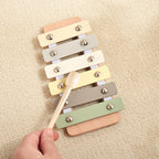 Beliebtes Montessori Holz-Musikinstrument-Set „Eichhörnchen“ – Musikspielzeug für Babys & Kinder | Verschiedene Instrumente, CE-zertifiziert