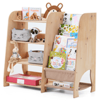 2in1 Montessori-Regal für Bücher und Spielzeug