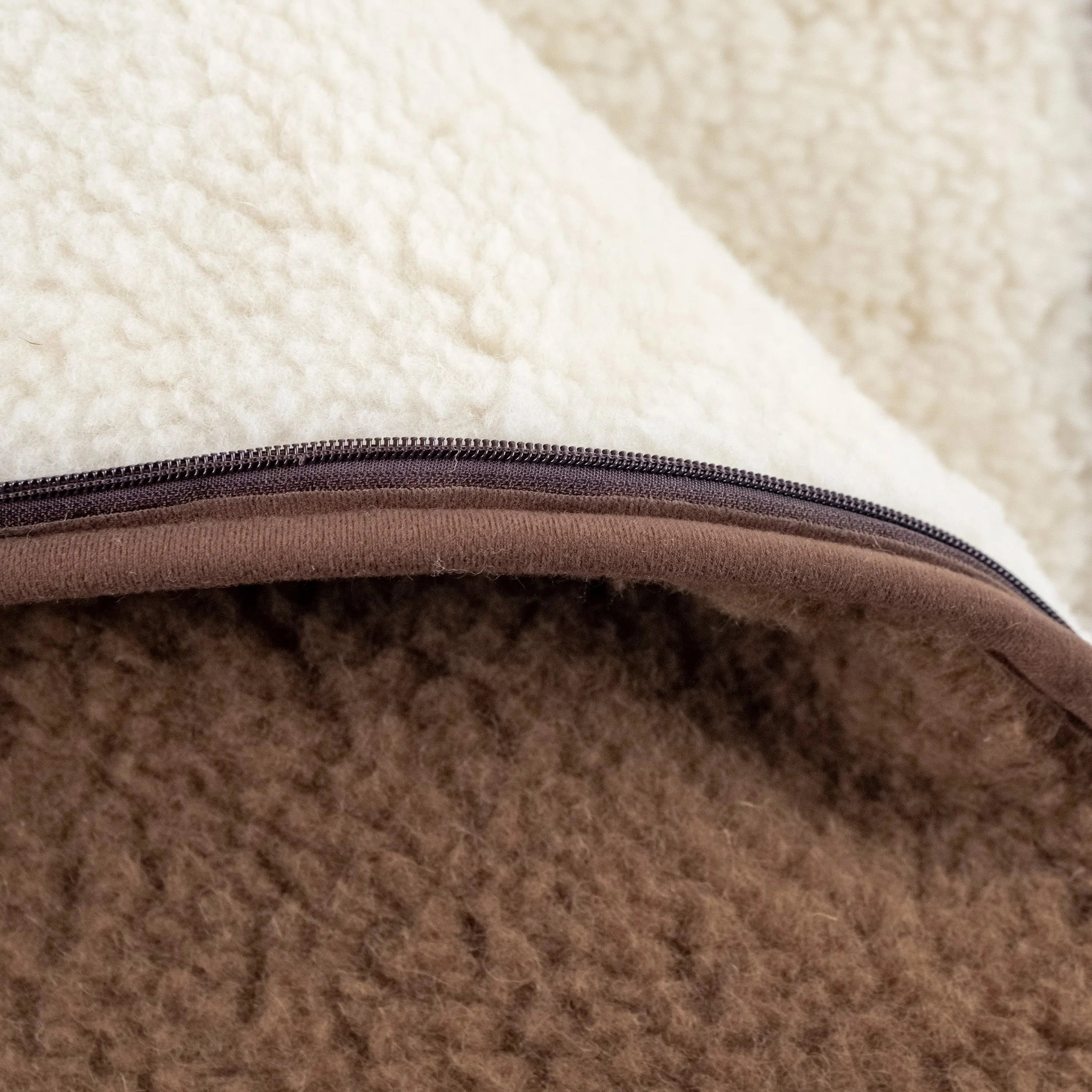Winterfußsack Merino – natürlich warm