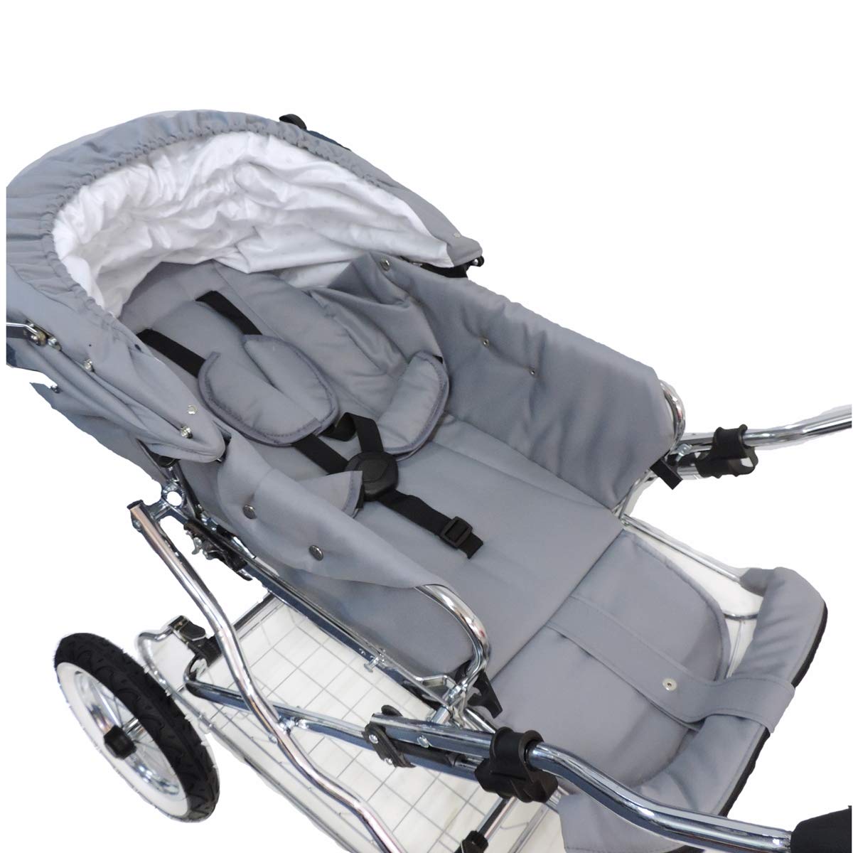 EICHHORN Kinderwagen Kombikinderwagen Komplett-Set, 0-3 Jahre, umbaubar zum Sportwagen, inklusive Babytragetasche, EVA-Rad, marineblau