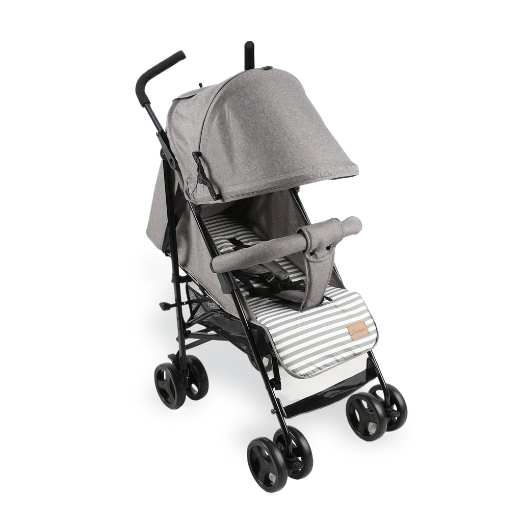 Bemesu Reisebuggy Kompaktkinderwagen mit 360°-Schwenkrädern, Kinderwagen mit 5-Punkt-Gurt, Kinderwagen 360° verstellbare Fahrtrichtung, Kinderbuggy klappbar bis 15kg, 0–3 Jahre, Lila