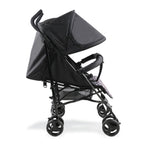 Bemesu Reisebuggy Kompaktkinderwagen mit 360°-Schwenkrädern, Kinderwagen mit 5-Punkt-Gurt, Kinderwagen 360° verstellbare Fahrtrichtung, Kinderbuggy klappbar bis 15kg, 0–3 Jahre, Lila