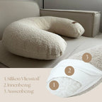 Stillkissen U-Form Bouclé – Oeko-Tex zertifiziert