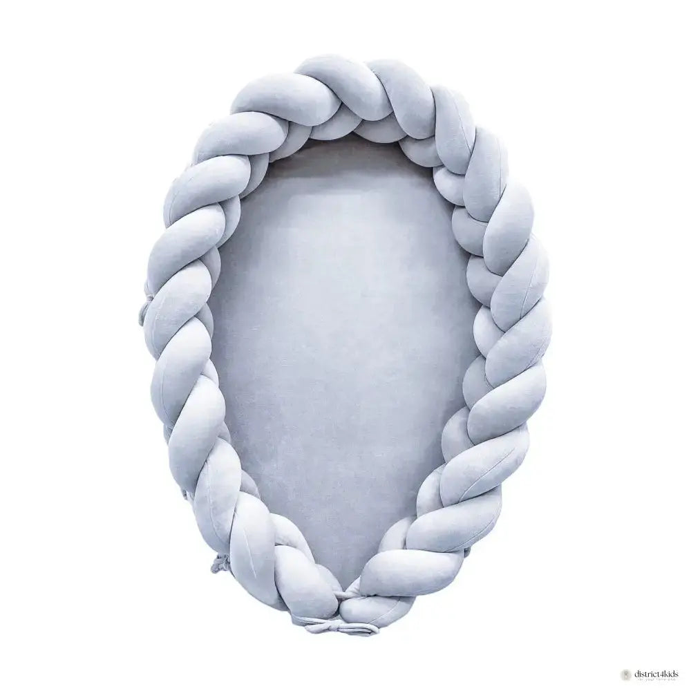 Babynest & Bettschlange 2in1 Velours – mitwachsend