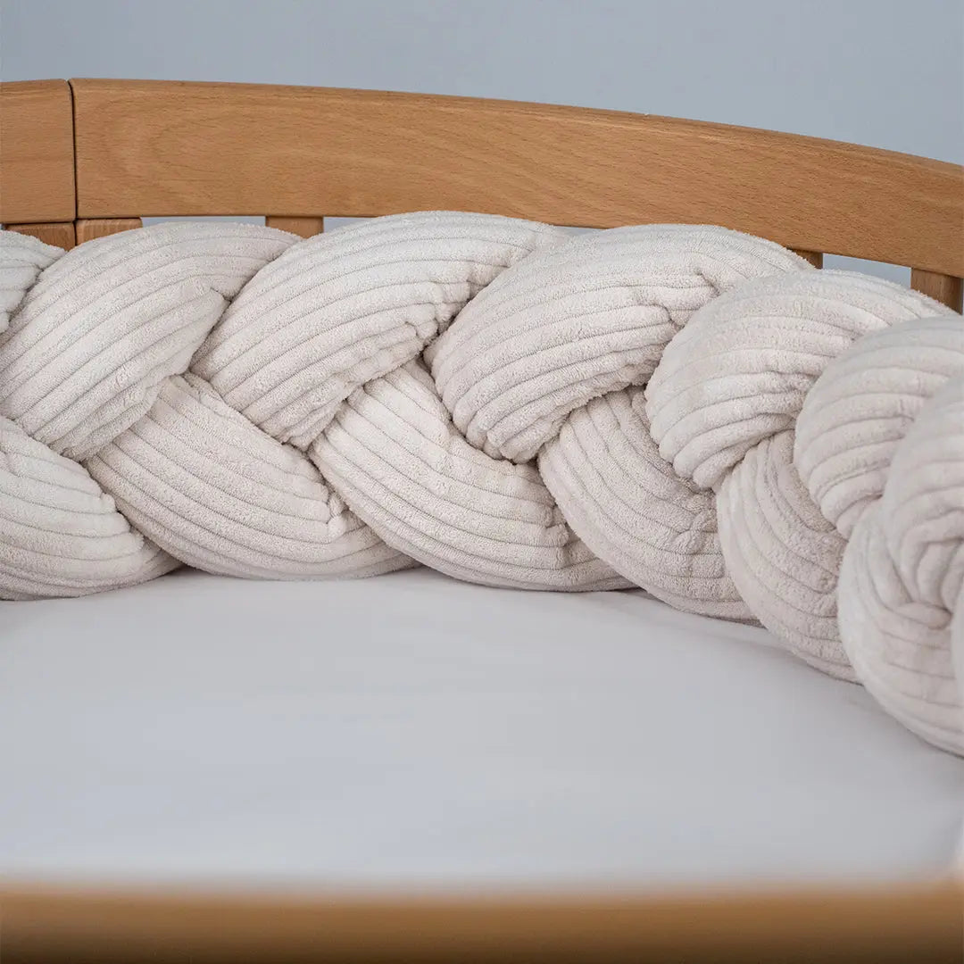 Bettschlange Cord – geflochten für Babybett