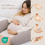 Stillkissen Cord XXL –  ergonomisch & stilvoll