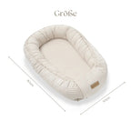 Babynest Cord creme – weich & mitwachsend
