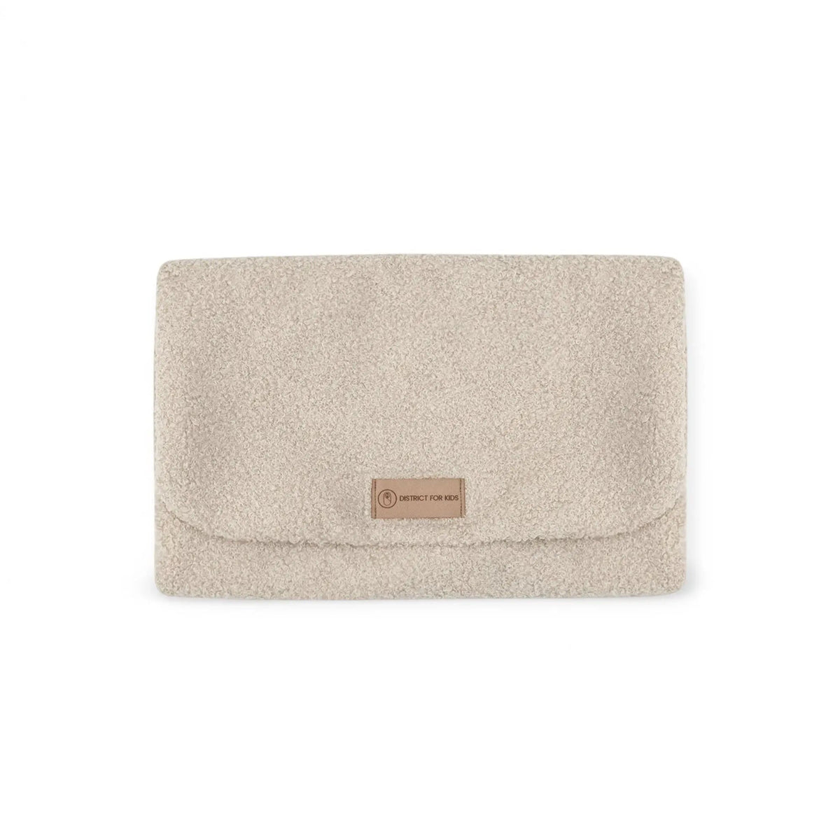 Windeltasche Bouclé – mit Wickelunterlage, unterwegs