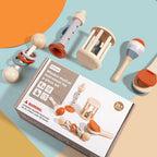 Musikspaß für Kleinkinder und Babys – 5-teiliges Musikspielzeug-Set aus Holz