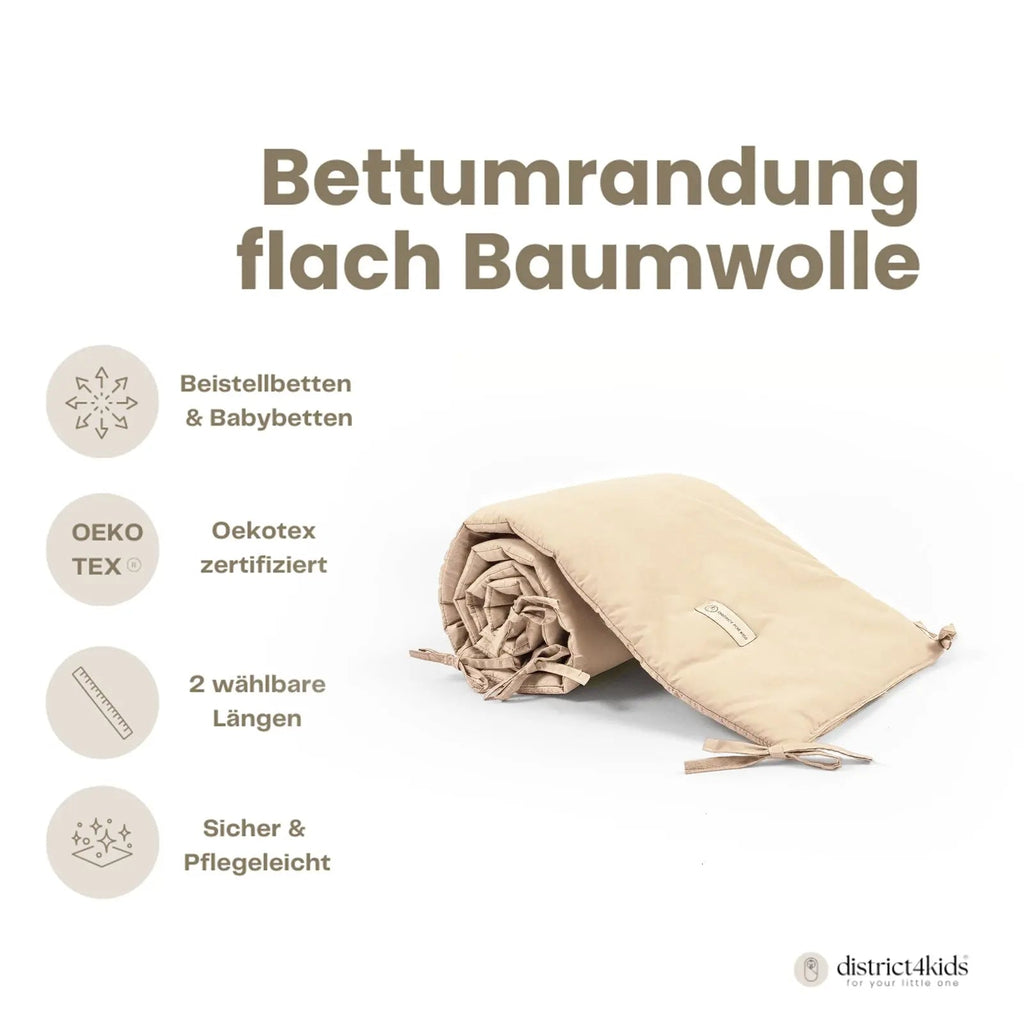 Bettumrandung Baumwolle – Schutz & Komfort