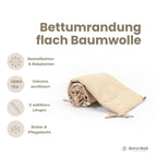 Bettumrandung Baumwolle – Schutz & Komfort