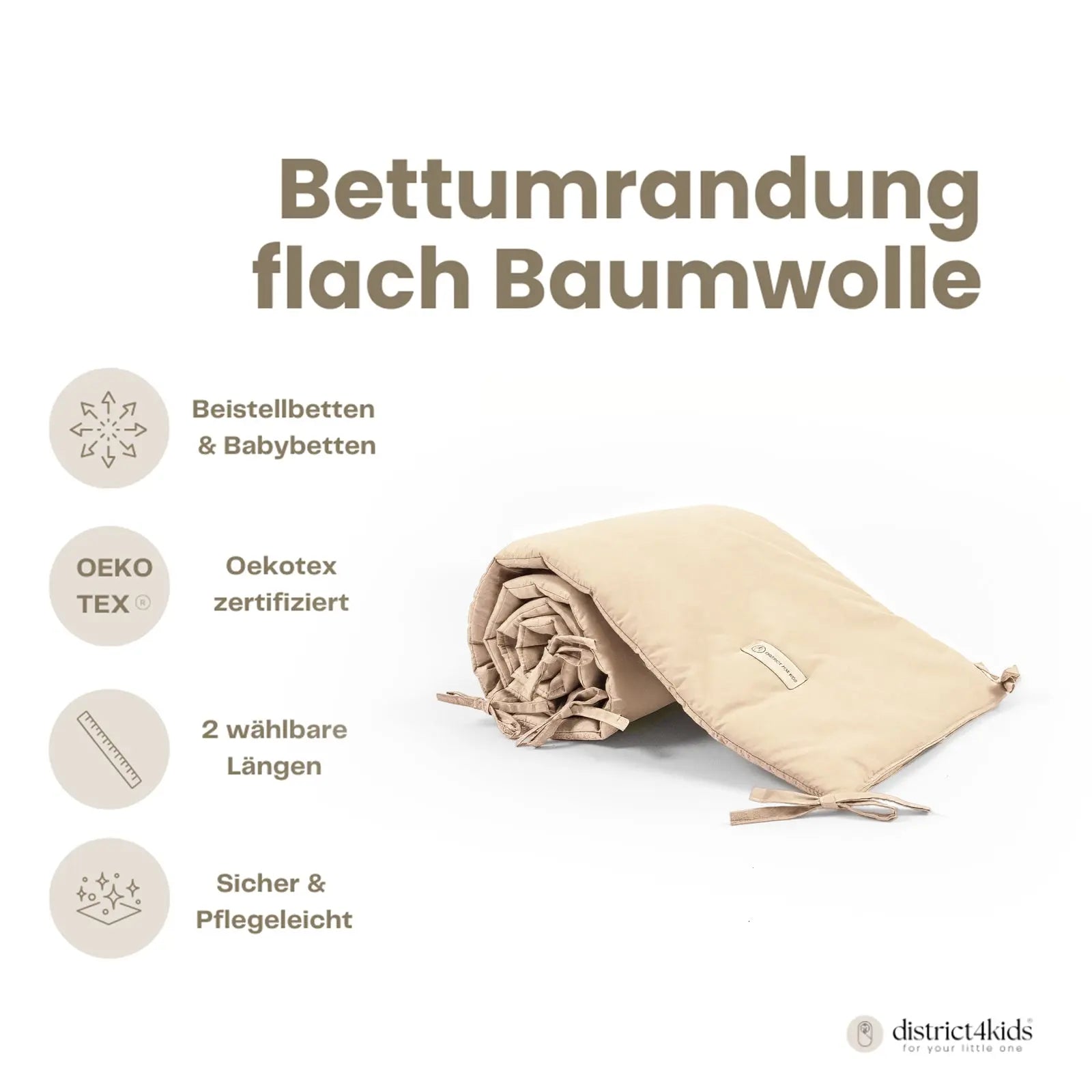 Bettumrandung Baumwolle – Schutz & Komfort