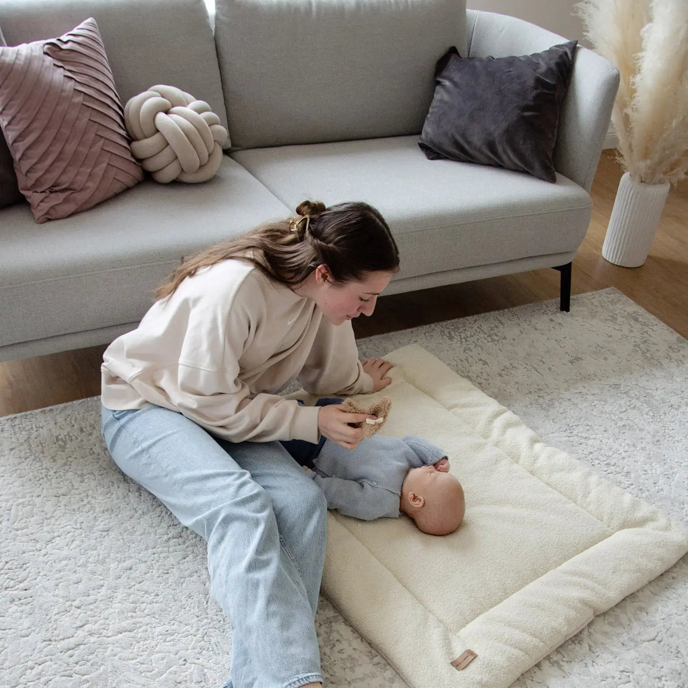 Krabbeldecke Bouclé – modern & kuschelig