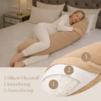 Stillkissen XXL Musselin – ergonomisch & vielseitig