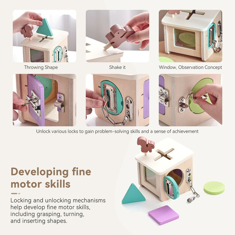 4-in-1 Montessori Lernspiel-Box – Feinmotorik spielerisch fördern