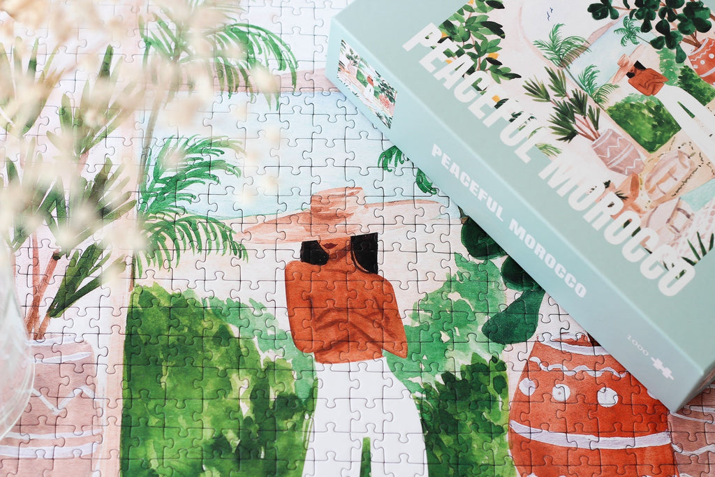 Piecely Peaceful Morocco Puzzle, 1000 Teile