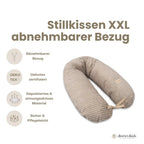 Stillkissen Cord XXL –  ergonomisch & stilvoll