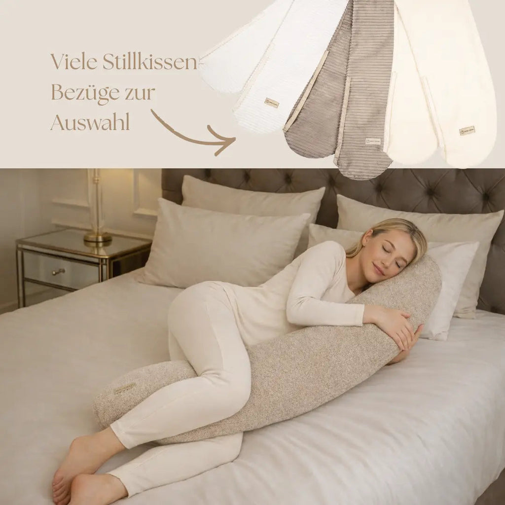 Stillkissen XXL Bouclé – ergonomisch & kuschelig