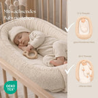 Babynest Bouclé beige – kuschelig & mitwachsend