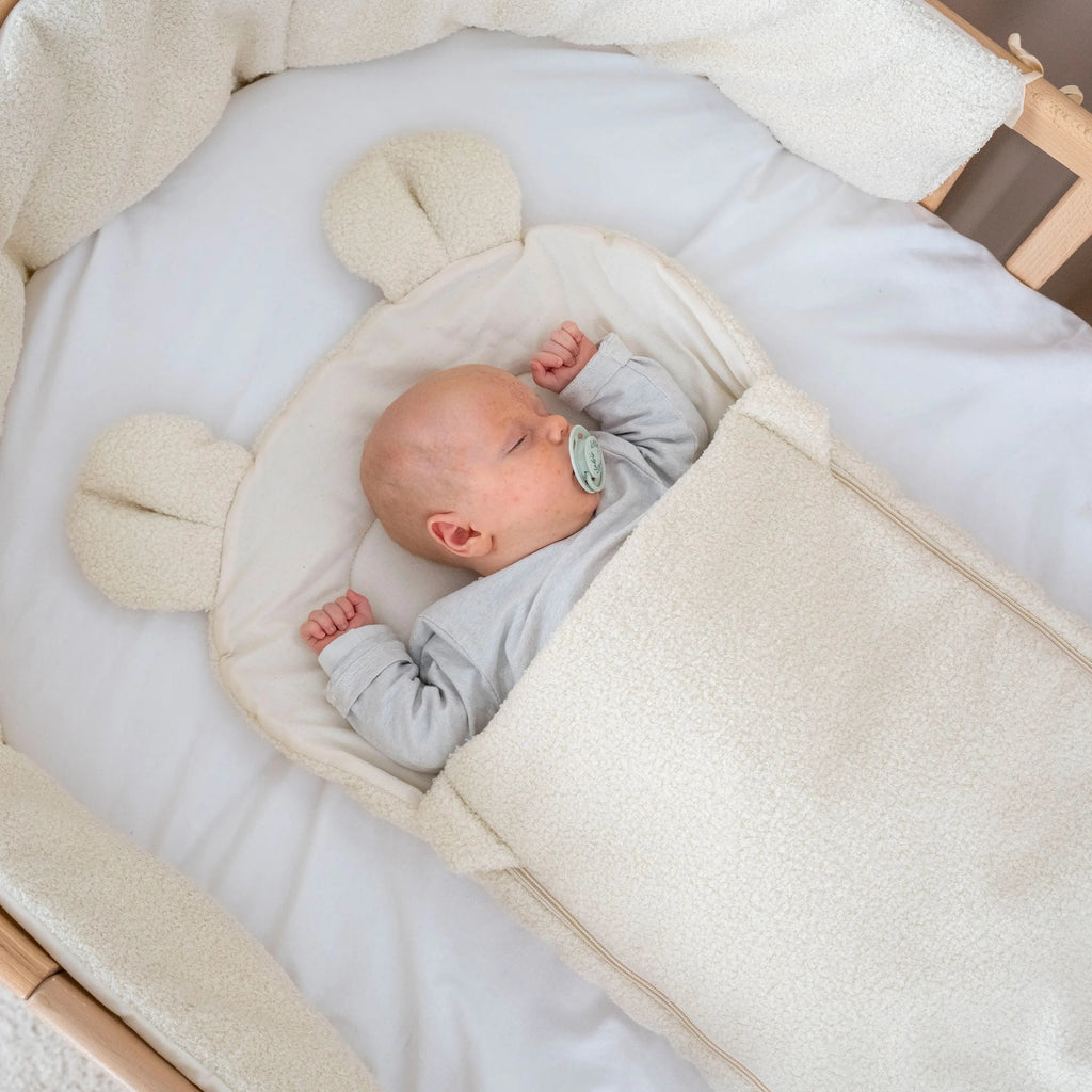 Babyschlafsack Teddyohren Bouclé - 2.5 TOG Ganzjahr