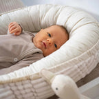 Babynest Cord creme – weich & mitwachsend