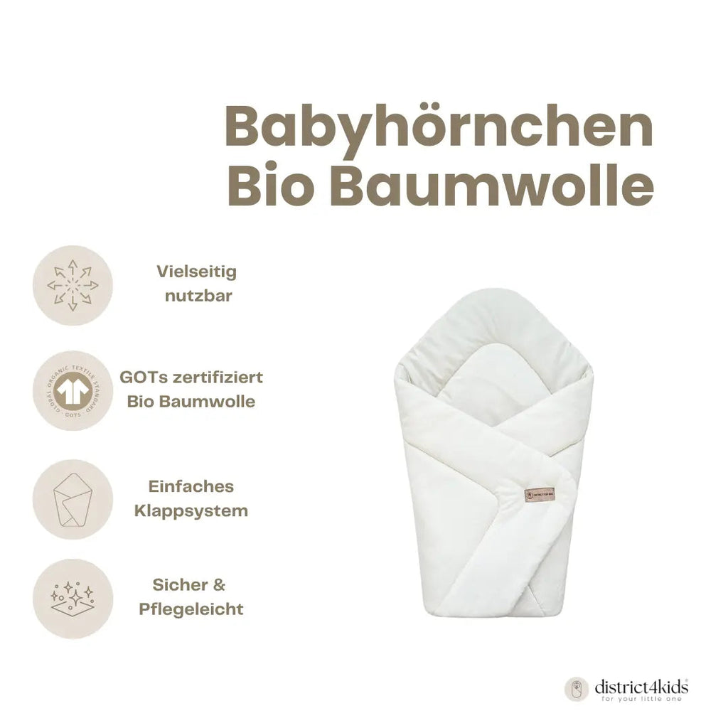 Babyhörnchen Bio-Baumwolle – vielseitig & weich