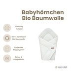 Babyhörnchen Bio-Baumwolle – vielseitig & weich