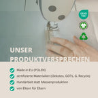 Musselindecke Herzen – Schmuse- & Puckdecke