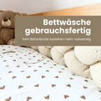 Bettwäsche Musselin Herzen – gebrauchsfertig & atmungsaktiv