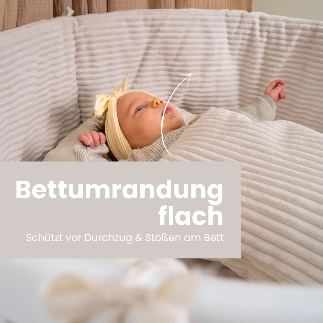 Bettumrandung Cord – modern & kuschelig