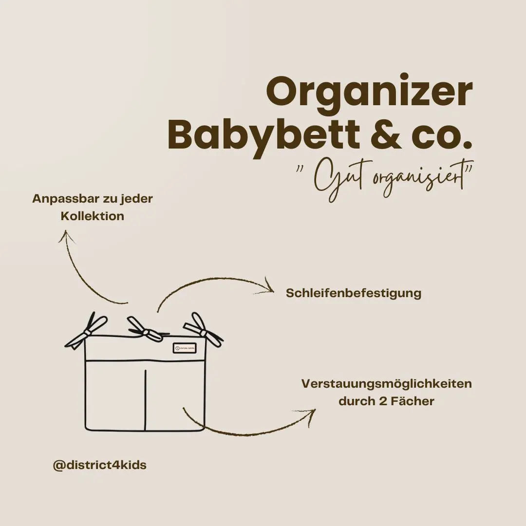 Organizer Cord – Ordnung am Babybett