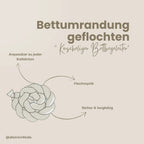 Bettschlange Bouclé – kuschelig & geflochten