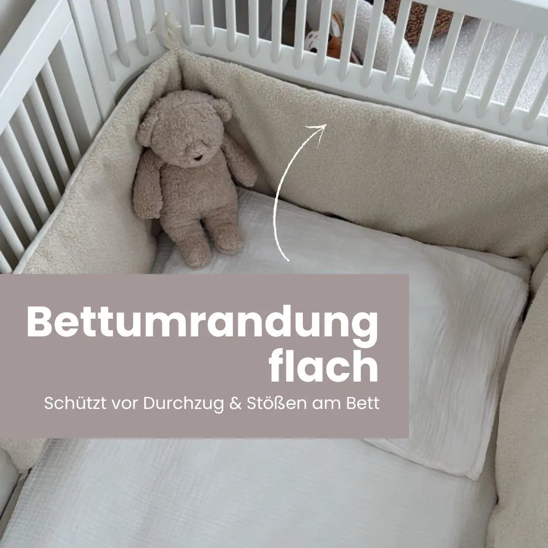 Bettumrandung Bouclé – weich & Premium