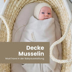 Musselindecke – Mulltuch, Schmuse- & Puckdecke