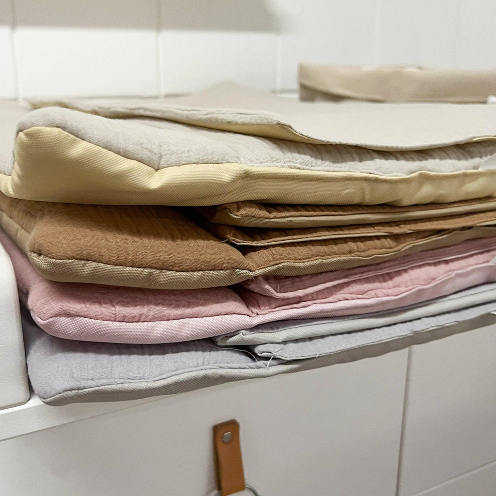 Wickelauflage Musselin – mit Unterlage, weich