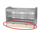 Dream Bettkasten für Babybett 70x140 cm aus Massivholz - Bio-Naturholz Qualität