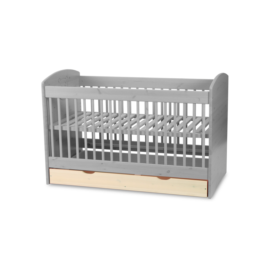 Dream Bettkasten für Babybett 70x140 cm aus Massivholz - Bio-Naturholz Qualität
