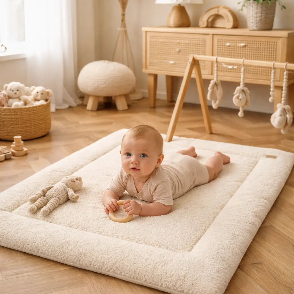 Krabbeldecke Bouclé – modern & kuschelig
